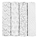 aden + anais Tea Collection Swaddle Blanket | Boutique Muslin Blankets for Girls & Boys | Baby Receiving Swaddles | Ideal Newborn Boy & Girl Gifts, Unisex Infant Shower Items, Wearable Swaddle