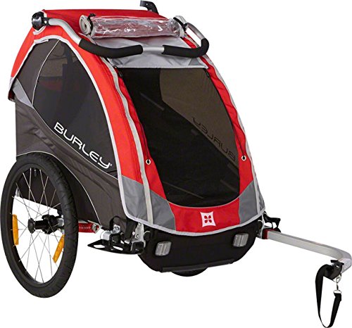 Burley Design Solo Kids Bike Trailer, Red