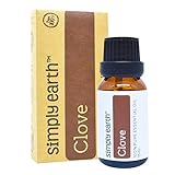 Clove Essential Oil (Leaf) by Simply Earth - 15 ml, 100% Pure Therapeutic Grade