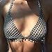 Title: Sexy Girls Body Jewelry Silver Fashion Body Bikini Chain Necklace Hollow Out Flower Underwear Bra Design