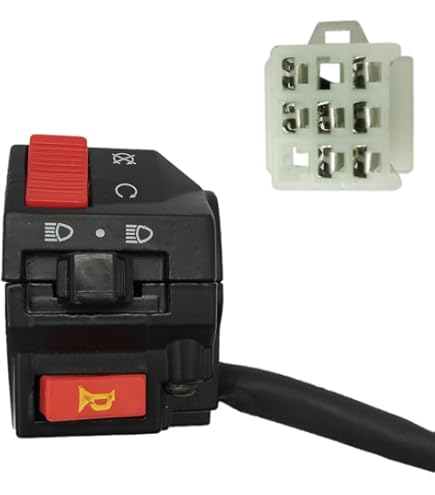 Amazon.com: JA-ALL 7 Wire LH Handlebar Starter Switch for