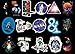 Vinyl Universe NASA Stickers Pack 100 Pcs Space Explorer Stickers Astronaut Decals for Laptop Ipad Car Luggage Water Bottle Helmet