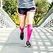 Run Forever Compression Socks for Men & Women 20-30mmHg Medical Grade Graduated Stockings (Pink, XL)