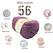 joylive Soft Wool Worsted Sweater Cashmere Knitting Knitted Warm Baby Yarn 50g Winterberry
