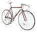 Critical Cycles Classic Fixed-Gear Single-Speed Bike with Pista Drop Bars