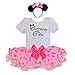 Birthday Girl T-Shirt with Polka Dot Tutu and Headband 3 PCs Set