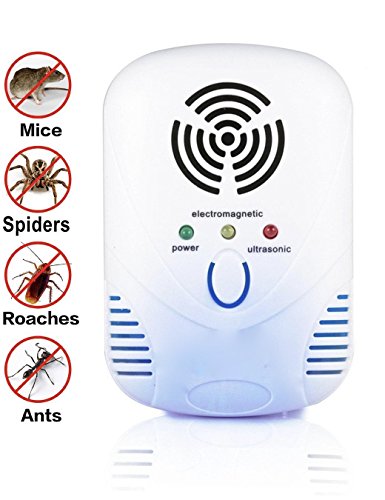 Pest Control, Insect Repellent, Dual Wave Bands Ultrasonic Pest Repellent for All Kind of Insects and Rodents, Ultrasonic Pest Control Equipment with Blue Night Light Pest Control, Insect Repellent, Dual Wave Bands Ultrasonic Pest Repellent for All Kind of Insects and Rodents, Ultrasonic Pest Control Equipment with Blue Night Light