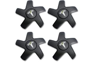 COOLKO Center Caps Hubcaps Cover Aero Wheels for 19/20 inch Performance Rims Compatible with Model 3 (NOT Compatible with Mod