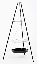 Hi-Gear Tripod BBQ Charcoal Grill for Camping & Outdoor Cooking view 3