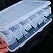 Yosoo Double Sided 12 Compartments Fly Fishing Box, Large Fishing Lure Hook Boxes, Fishing Tackle Container, for Fishing Accessories Tool