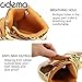 Odema Women High Top USB Charging LED Shoes Flashing Sneakers, Gold, 10 B(M) US