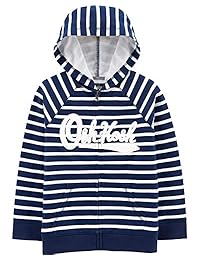 OshKosh B'Gosh - Sudadera con capucha y cremallera para niño