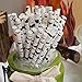 CTIGERS Birch Print Biodegradable Drinking Paper Straws for Party Box of 100