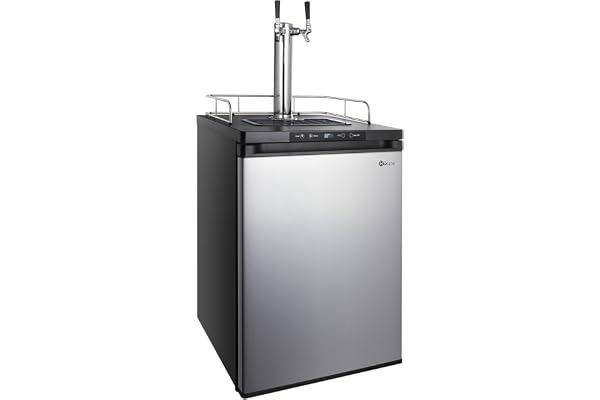 Kegco 3PK309SS-2 24â€³ Dual-Tap Stainless Steel Digital Kegerator â€“ Deep Chill Function, Converts to Fridge