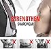 HÖTER Men's Compression Shirt to Hide Gynecomastia Moobs Chest Slimming Body Shaper Undershirt