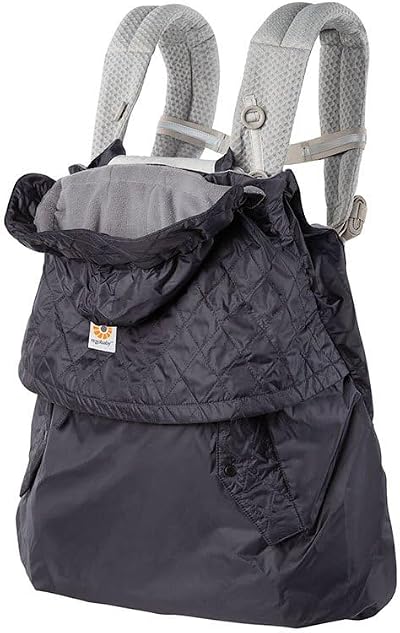 Ergobaby All Weather Winter Cover Charcoal with Fleece Lining