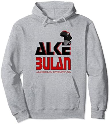 Unisex Alke Bulan Afro Pro Black African American Hoodie Medium Heather Grey