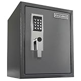 First Alert 2077DF Anti-Theft Safe with Digital Lock, 1.2 Cubic Foot, Gray (Tools &amp; Home Improvement)