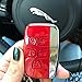 KMT ABS Smart Remote Key Fob Case Cover Protector Shell Fit Jaguar XE XJ XF F-TYPE F-SPACE (PACK OF 1 PC) (RED)