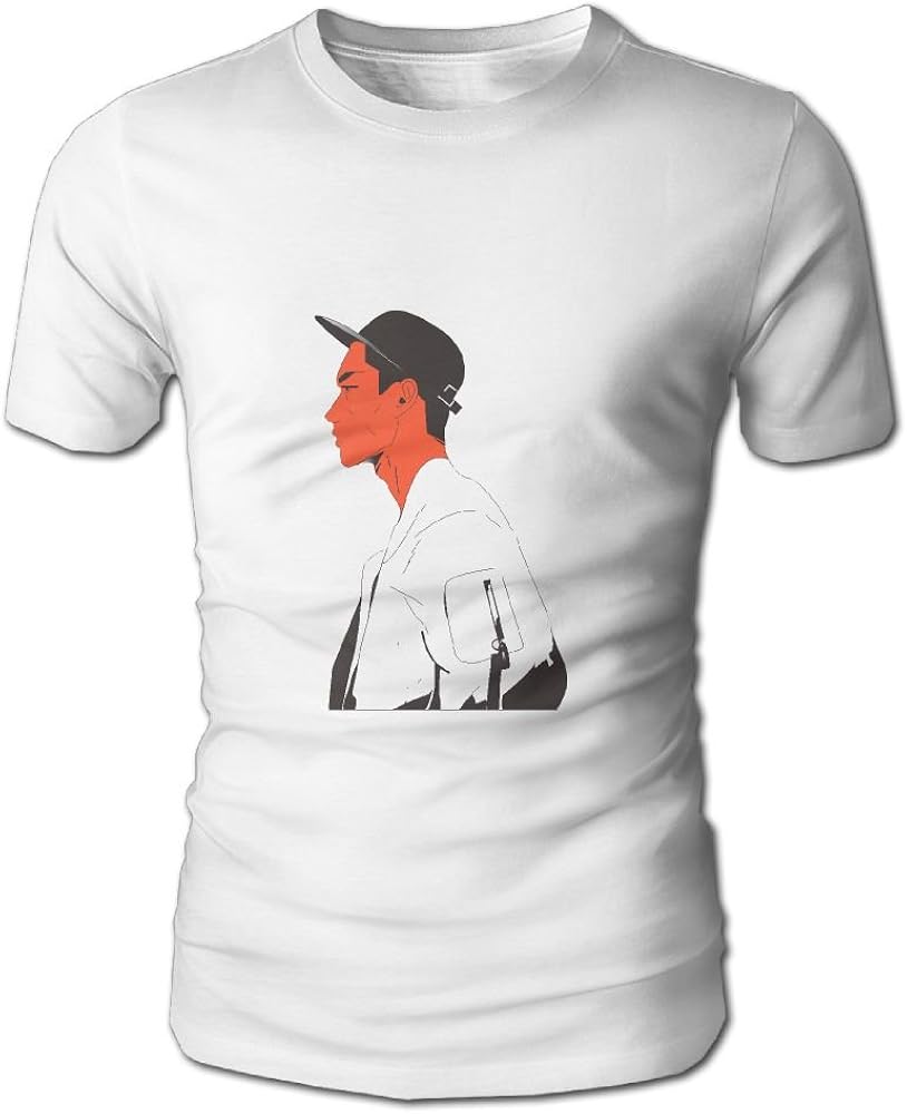 Rock Orange Man Men 3D Printed Casual Short Sleeve The Deep-Sea Shark Funny Tank Tee Shirts