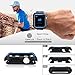 top4cus 42mm Iwatch Case Soft Flexible TPU Anti-Scratch Lightweight Protective Bumper Compatible with Apple Watch Series 3 Series 2 Series 1 Sport Style (42mm, Blue)