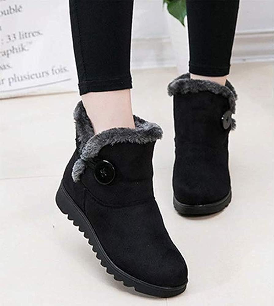 ladies short fur lined boots