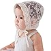 AMA(TM) Baby Girls Princess Hat Beanie Lace Gauze Cap Flanging Sun Hat