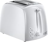 Russell Hobbs Textures 2 Slice Toaster 850W Extra Wide Slots 6 Browning
