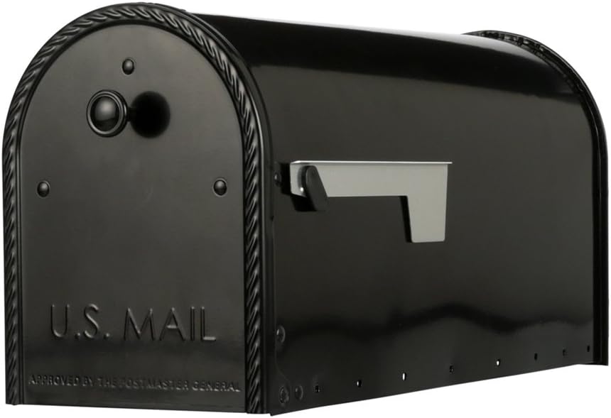 Gibraltar MailboxesEM160B00 Edwards Rural Mailbox, Large, Black