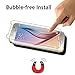 Galaxy S6 Screen Protector - (2-Pack) HPTech Tempered Glass for Samsung Galaxy S6 9H Hardness, Bubble Free, Screen Will Not Fit Edge to Edge