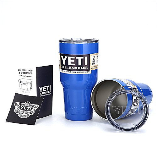 Woolala Modern Tumbler Vacuum Cup Insulated 30OZ Colorful Thermos Yeti Cup with Lid - European Style, Stainless Steel Travel Mug as Sweet Coffee Cup, Tea Cup, Car Bottle, Blue