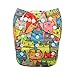 ALVABABY Pocket Cloth Diapers Reusable Washable Adjustable for Baby Boys and Girls YD61