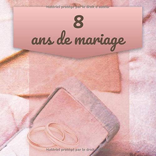 8 Ans De Mariage Livre D Anniversaire Livre D Or Mariage Souvenirs De Noces Pour Entrer Et Remplir Coquelicot Fauren Dicton Amazon Fr Livres