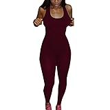 POCCIOL Women Love Bodysuit Women Casual Pants