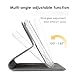 One Plus 5 case,Feitenn Premium Flip Leather PU Wallet case Sleep Wake up Smart Cover with Stand Kickstand Card Holder Magnetic Closure Slim Fit Cover case for One Plus Five Oneplus 5 1+5 2017 (Gray)