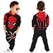 Hoodie and Pants Superhero Set (4-5 Years, Black Spiderman 2)