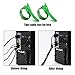 Deston Computer Cart Wood CPU Rolling Stand, Mobile PC Cart Holder, Computer Tower Stand with Brake Wheels Under Home Office Desk, Black