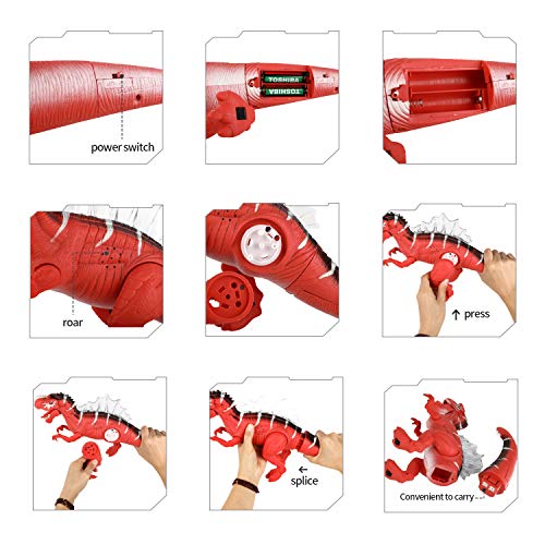 2 Baccow+Dinosaur+Walking+Realistic+Dinosaurs