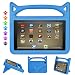 Kindle Fire Tablet 7 Case-Auorld Kids-Proof Protective Cover with Handle Stand for Amazon Fire 7 Tablet (Compatible with 2015&2017&2019 Release) (Blue)