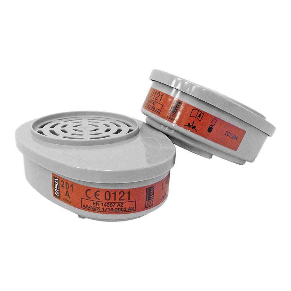 MSA Safety 430371 Value Filters Advantage, Respiratory Protection, Cartridges Adv 200, 201, Pkg/2, A