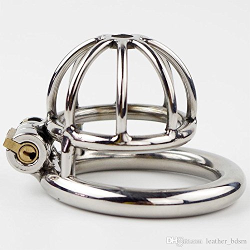 Tomox Short and Solitary Extreme Confinement Chastity Cage Super Small Size Male Chastity Device(1pc)