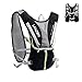 LANZON 2L Hydration Pack (NO Bladder), Marathon Running Vest, Hiking Cycling Backpack (2L Hydration Vest (NO Bladder) - Black)