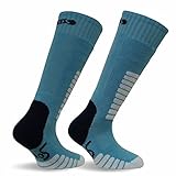 Eurosocks Unisex Child Ski Supreme Junior Sock, Turquoise, XXX-Small