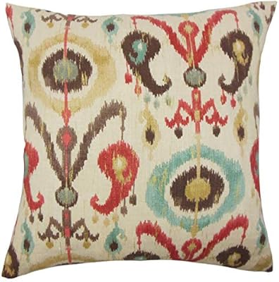 Amazon Com The Pillow Collection Ikea Ikat Copper Down Filled
