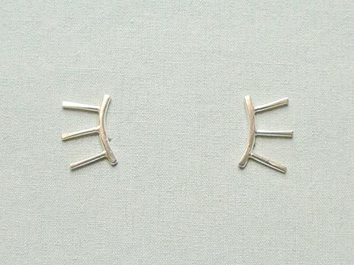 Lashes Out Sterling Silver Mini Ear Climbers