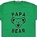 Papa Bear T Shirt Best Dad Ever Tee Grateful Worlds Okayest Dead Phish Widespread Vintage Panic Concert Shirtmandude