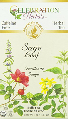 Celebration Herbals Tea Loosepack Herbal Organic Sage Leaf - 35 g