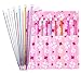 Pouch of 12-Pack 2mm - 9mm Aluminium Afghan Crochet Hook Kit for Beginner
