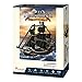 CubicFun 3D Pirate Ship Puzzle Small Sailboat Model Building Kits Toys, Queen Anne's Revenge, 100 Pieces