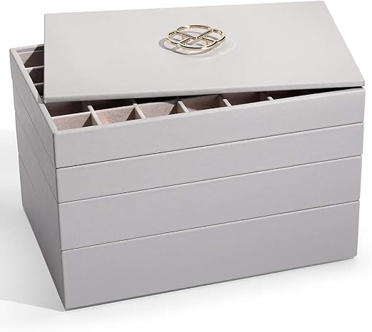 Amazon Com Vlando Miller Jewelry Trays Stackable Showcase Display
